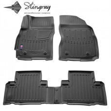 Килимки Stingray 3D (2010-2025, EU, 4 шт, поліуретан) для Mazda 5