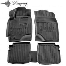 Коврики Stingray 3D (2003-2006, 5 шт, полиуретан) для Mitsubishi Outlander