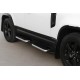 Боковые пороги OEM Silver (для длинного, 2 шт) для Land Rover Defender 2019- рр
