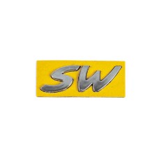 Надпись SW (64мм на 21мм) для Peugeot 407