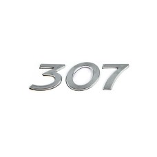 Надпись 307 (105мм на 30мм) для Peugeot 307