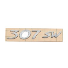Надпись 307 SW (175мм на 30мм) для Peugeot 307