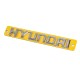 Надпись Hyundai (130 мм на 20мм) для Hyundai Accent 2006-2010 гг