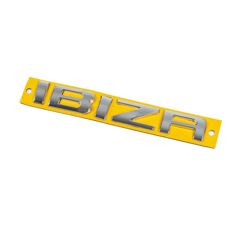 Надпись Ibiza (125 мм на 18мм) для Seat Ibiza 2010-2017 гг