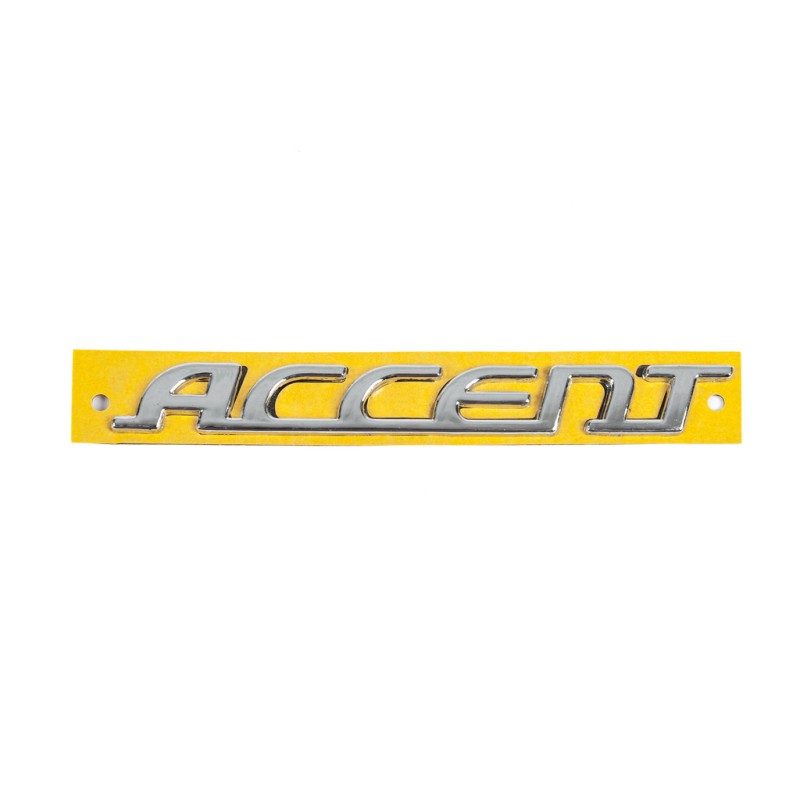 Надпись Accent (155мм на 18мм) для Hyundai Accent 2006-2010 гг