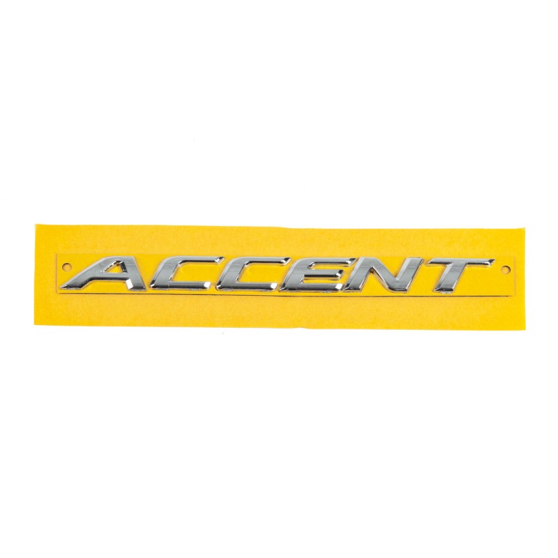 Напис Accent 86311-1R000 (190мм на 16мм) для Hyundai Accent 2011-2017 рр