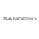 Напис Sandero (270мм на 21мм) для Dacia Sandero 2007-2013 рр