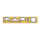 Надпись Rapid (130 мм на 22мм) для Skoda Rapid 2012-2019 гг
