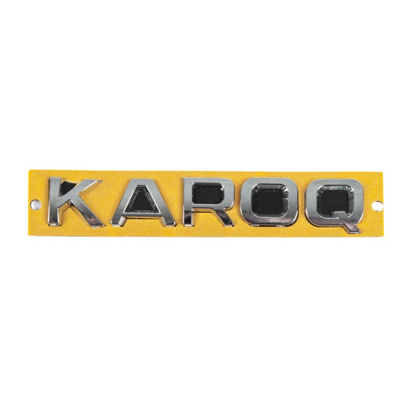 Надпись Karoq (148 мм на 25мм) для Skoda Karoq