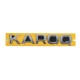 Надпись Karoq (148 мм на 25мм) для Skoda Karoq