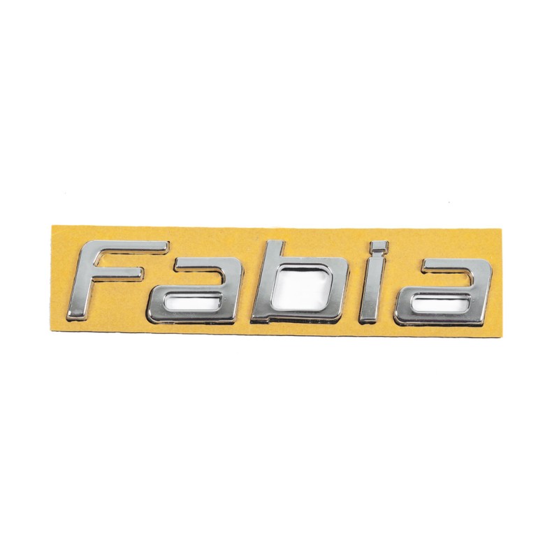 Напис Fabia (125 мм на 25мм) для Skoda Fabia 2007-2014рр