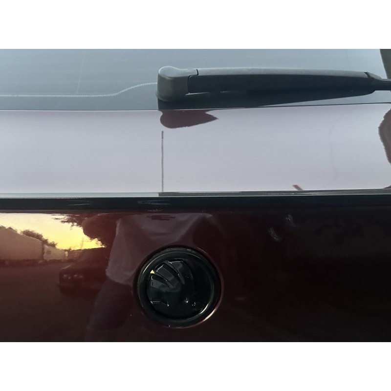 Емблема чорна 5JA853621 (89 мм) для Тюнінг Skoda