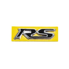 Надпись RS черная с хром (95мм на 25мм) для Тюнинг Honda