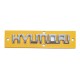 Надпись Hyundai (10.0см на 1.5см) для Тюнинг Hyundai