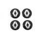 Колпачки диски черные 5884C (56мм на 52мм, 4 шт) для Тюнинг Renault