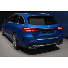 Накладка на задній бампер Carmos мат (SW, нерж) для Mercedes C-class W206 2022- рр