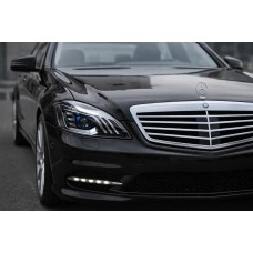 Фары рестайлинг (дизайн Maybach X222) для Mercedes S-сlass W221 2005-2013 гг