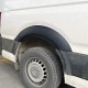 Накладки на арки широкие (4 шт, черные) для Volkswagen Crafter 2016- гг