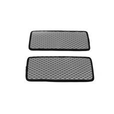 Полиуретановые коврики на пороги (2 шт, EVA, серые) для Citroen Jumper 2007-2025 гг