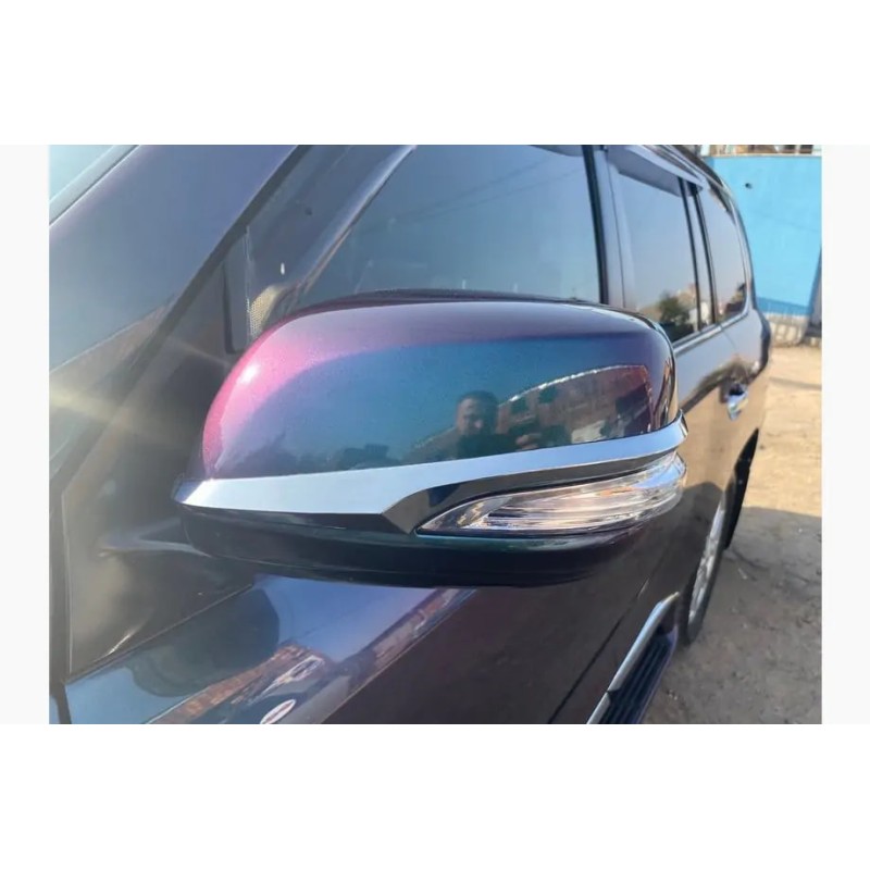 Накладка на зеркало левая/сторона водителя (1 шт, хром) для Lexus GX460 2009-2023 гг Накладка на зеркало левая/сторона водителя (1 шт, хром) для Lexus GX460 2009-2023 гг