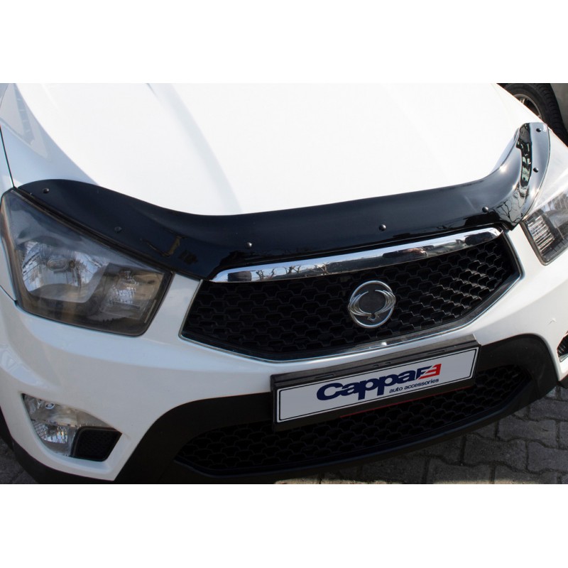 Дефлектор капота (2013-2018, EuroCap) для SsangYong Action 2006- гг