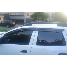 Ветровики (4 шт, EuroCap) для Dacia Duster 2018-2024 гг