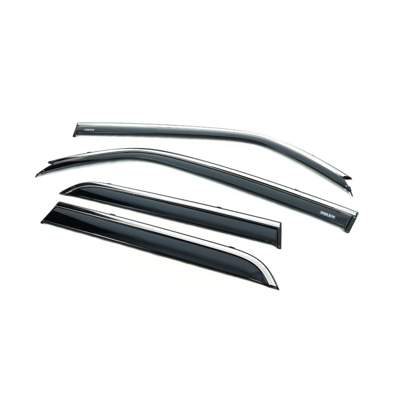 Вітровики з хромом (4 шт, Niken) для Toyota 4Runner 2009-2024 рр