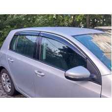 Вітровики з хромом Niken (HB, 4 шт) для Volkswagen Golf 6 2008-2014 рр