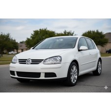 Передние фары с LED огнями Silver (2 шт) для Volkswagen Golf 5 2003-2009 гг