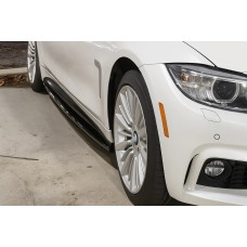 Бокові пороги EuroCap (чорна) для BMW 4 серія F-32 2012-2020 рр