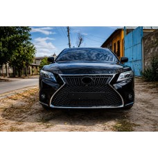 Передній бампер в зборі (рестайлінг, Lexus-стиль V2) для Toyota Camry 2006-2011 рр