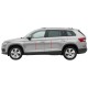 Узкие дверные молдинги из нержавеющей стали Carmos для Skoda Kodiaq 2016-2023 гг