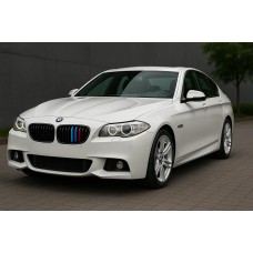 Вставки в решетку 2010-2013 (3 шт) для BMW 5 серия F-10/11/07