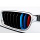 Ніздрі 8-полосової (3 шт) для BMW 3 серія F-30/31/34 2012-2019 рр