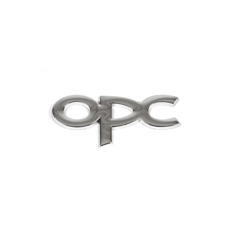 Металевий шильдик на багажник OPC (Хром) для Тюнінг Opel