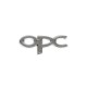 Металевий шильдик на багажник OPC (Хром) для Тюнінг Opel