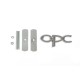 Металевий шильдик на решітку OPC (Хром) для Тюнінг Opel