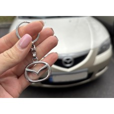 Металлический брелок с логотипом Mazda для Тюнинг Mazda