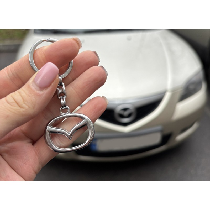 Металлический брелок с логотипом Mazda для Тюнинг Mazda