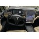 Руль в стиле штурвала (Кожзам и вставки из карбона) для Tesla Model X 2015- гг
