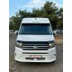 Накладка на передній бампер 510B (під фарбування) для Volkswagen Crafter 2016- рр