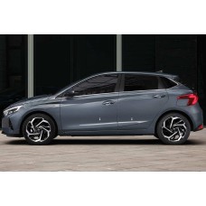 Молдинг дверний OmsaLine (4 шт, нерж) для Hyundai I-20 2020- рр