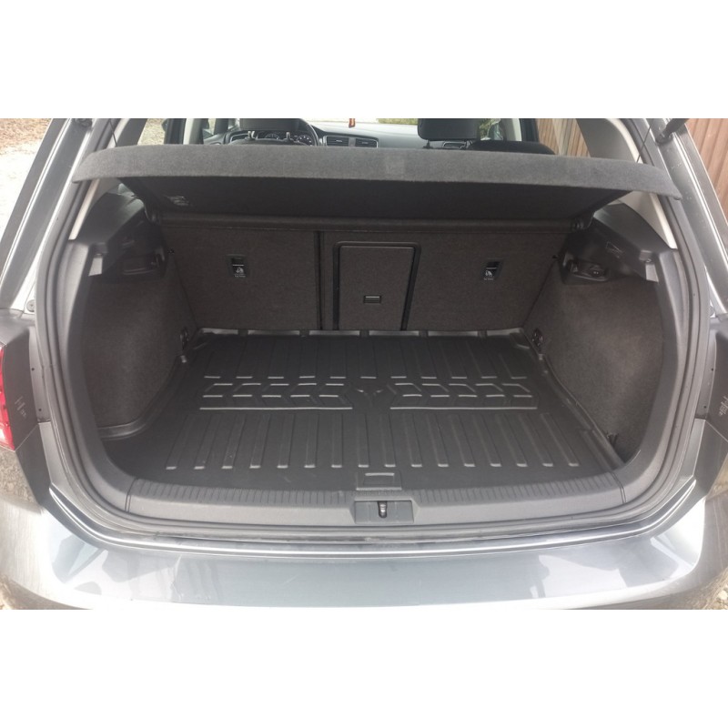 Килимок в багажник 3D E-Golf 2012-2020 (HB) (Stingray) для Volkswagen Golf 7/E-Golf