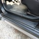 Накладки на дверные пороги EuroCap (4 шт, ABS) для Renault Sandero 2013-2022 гг
