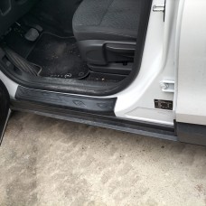 Накладки на дверні пороги EuroCap (4 шт, ABS) для Opel Crossland X