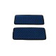 Полиуретановые коврики на пороги (2 шт, EVA, Синий) для Citroen Jumper 2007-2025 гг