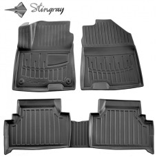 Килимки Stingray 3D Electric (Europe) (5 шт, поліуретан) для Hyundai Kona 2017-2023 рр