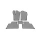 Килимки EVA (Сірий) для Jeep Grand Cherokee WK2 2010-2021 рр