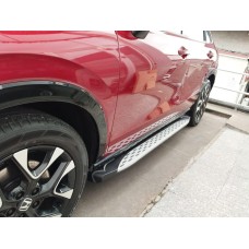Бокові пороги Shining (2 шт., Алюміній) для Honda ZR-V