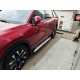 Бокові пороги Shining (2 шт., Алюміній) для Honda ZR-V